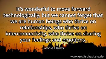 Englisches Zitat von Goldie Hawn als Bild
