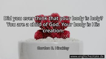 Englisches Zitat von Gordon B. Hinckley als Bild