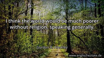 Englisches Zitat von Gordon B. Hinckley als Bild