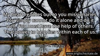 Englisches Zitat von Gordon B. Hinckley als Bild