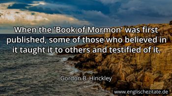 Englisches Zitat von Gordon B. Hinckley als Bild