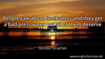 Englisches Zitat von Gordon Strachan als Bild