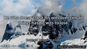 Englisches Zitat von Gotthold Ephraim Lessing als Bild