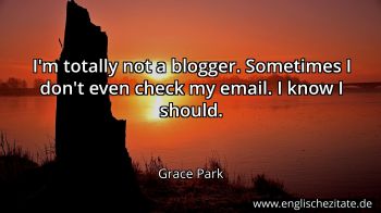 Englisches Zitat von Grace Park als Bild