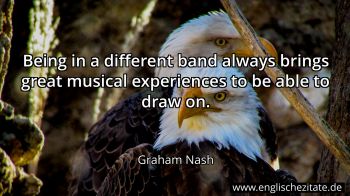 Englisches Zitat von Graham Nash als Bild