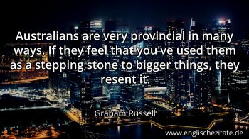 Englisches Zitat von Graham Russell als Bild