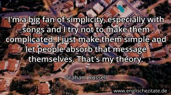 Englisches Zitat von Graham Russell als Bild