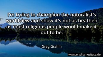 Englisches Zitat von Greg Graffin als Bild