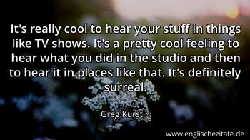 Englisches Zitat von Greg Kurstin als Bild