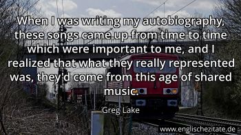 Englisches Zitat von Greg Lake als Bild