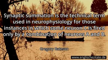 Englisches Zitat von Gregory Bateson als Bild