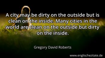 Englisches Zitat von Gregory David Roberts als Bild