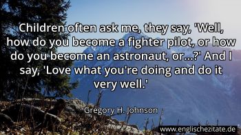 Englisches Zitat von Gregory H. Johnson als Bild