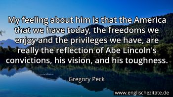 Englisches Zitat von Gregory Peck als Bild