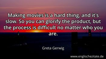 Englisches Zitat von Greta Gerwig als Bild
