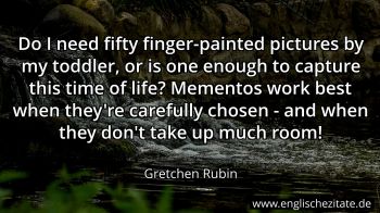 Englisches Zitat von Gretchen Rubin als Bild
