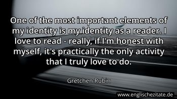 Englisches Zitat von Gretchen Rubin als Bild