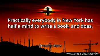 Englisches Zitat von Groucho Marx als Bild