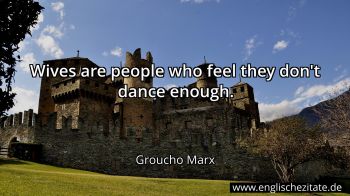 Englisches Zitat von Groucho Marx als Bild