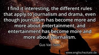 Englisches Zitat von Gus Van Sant als Bild