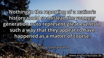 Englisches Zitat von Gustav Stresemann als Bild