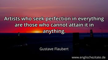 Englisches Zitat von Gustave Flaubert als Bild