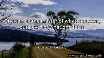 Englisches Zitat von Gustave Flaubert als Bild