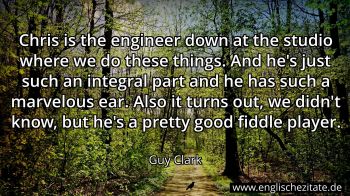 Englisches Zitat von Guy Clark als Bild