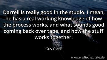 Englisches Zitat von Guy Clark als Bild