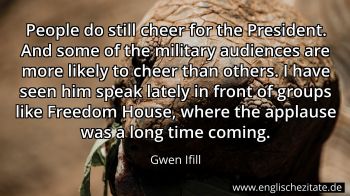 Englisches Zitat von Gwen Ifill als Bild