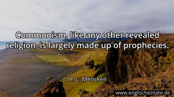 Englisches Zitat von H. L. Mencken als Bild