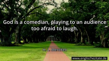 Englisches Zitat von H. L. Mencken als Bild