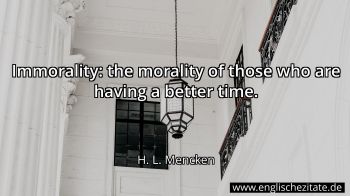 Englisches Zitat von H. L. Mencken als Bild