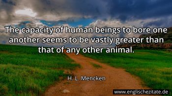 Englisches Zitat von H. L. Mencken als Bild