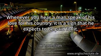 Englisches Zitat von H. L. Mencken als Bild