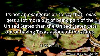 Englisches Zitat von H. W. Brands als Bild