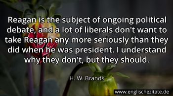 Englisches Zitat von H. W. Brands als Bild