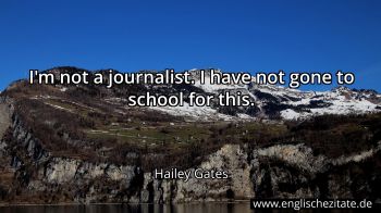 Englisches Zitat von Hailey Gates als Bild