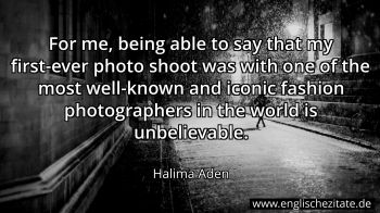 Englisches Zitat von Halima Aden als Bild