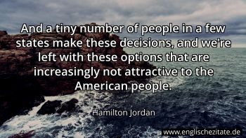 Englisches Zitat von Hamilton Jordan als Bild