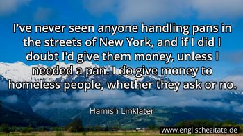 Englisches Zitat von Hamish Linklater als Bild