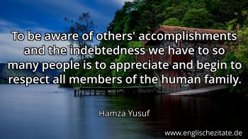 Englisches Zitat von Hamza Yusuf als Bild