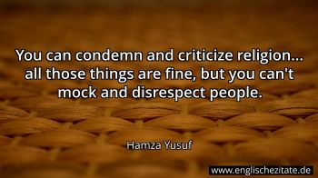 Englisches Zitat von Hamza Yusuf als Bild
