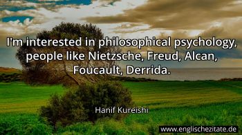 Englisches Zitat von Hanif Kureishi als Bild