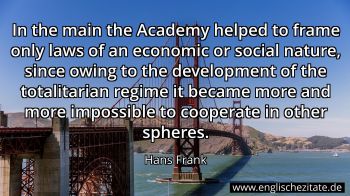 Englisches Zitat von Hans Frank als Bild