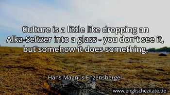 Englisches Zitat von Hans Magnus Enzensberger als Bild