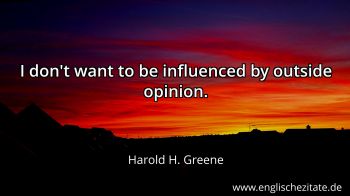 Englisches Zitat von Harold H. Greene als Bild