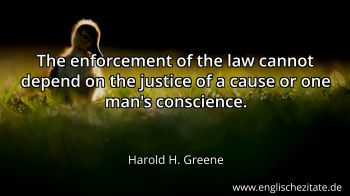 Englisches Zitat von Harold H. Greene als Bild