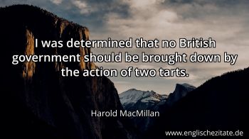 Englisches Zitat von Harold MacMillan als Bild