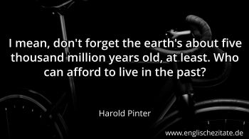 Englisches Zitat von Harold Pinter als Bild
